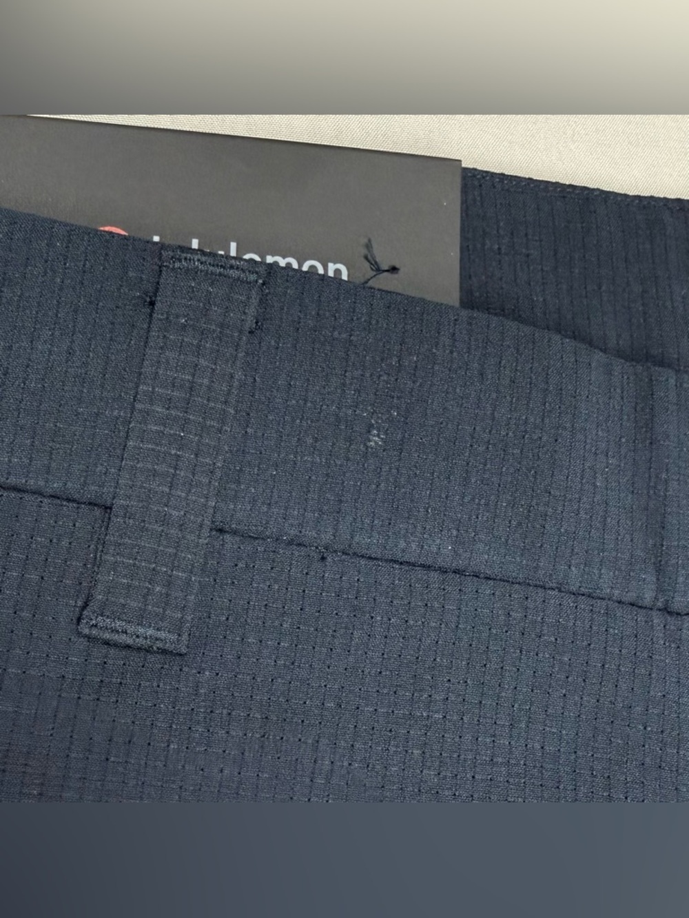 Lululemon Mens ABC Woven Air Commission Pants 36 x 32 Slim Fit Navy Blue B8 - Picture 9 of 13
